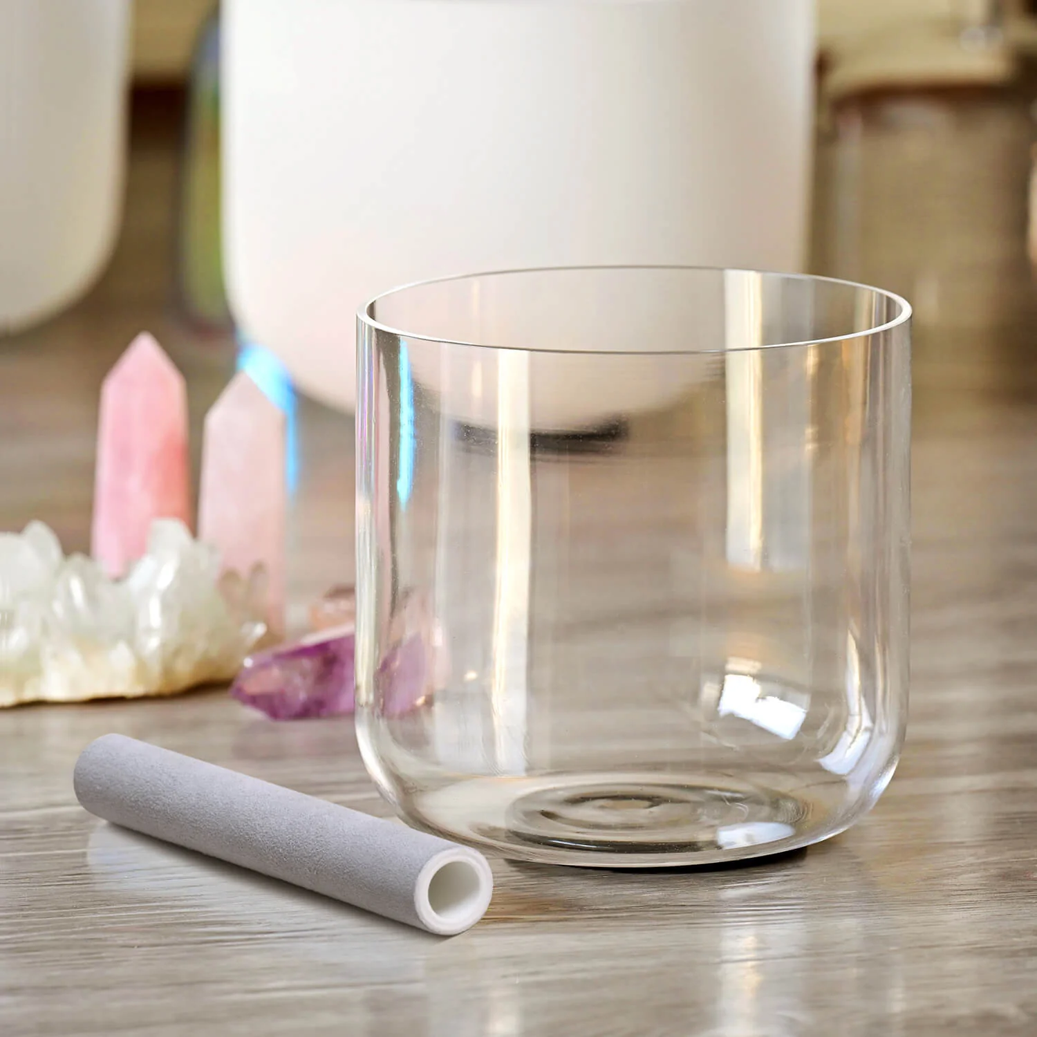 Crystal Bowls de Cuarzo Clear 8"